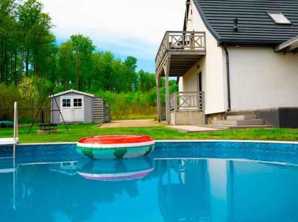 Las, Woda I Przygoda - Dom Z Sauna I Basenem Choczewo Kültér fotó